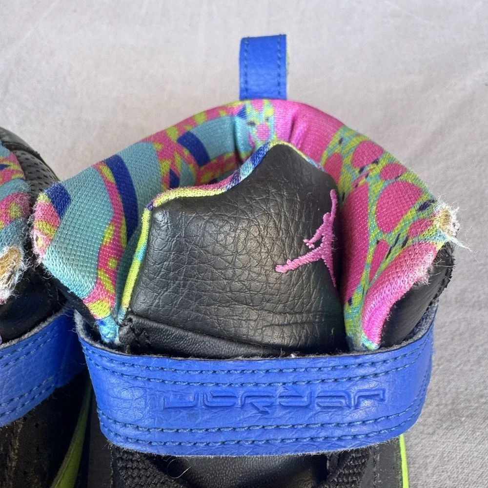 Size 8c - JORDAN 599903-029 Baby Toddler Shoes Black